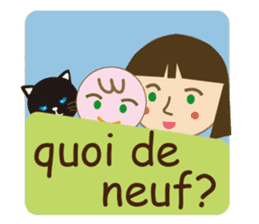 Mam and baby in French :-) sticker #3144400