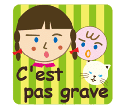 Mam and baby in French :-) sticker #3144401
