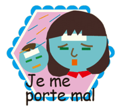 Mam and baby in French :-) sticker #3144405