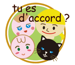 Mam and baby in French :-) sticker #3144408