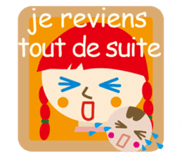 Mam and baby in French :-) sticker #3144414