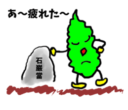 Bittergourd bitter gourd born in Okinawa sticker #3144953