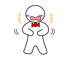 white-man sticker #3144990