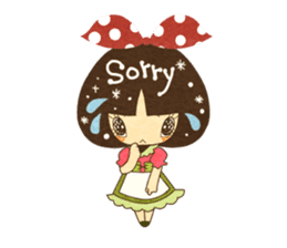A very lovely girl(English ver) sticker #3145099