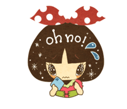 A very lovely girl(English ver) sticker #3145105