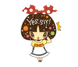 A very lovely girl(English ver) sticker #3145122