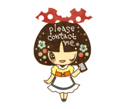A very lovely girl(English ver) sticker #3145126