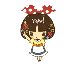 A very lovely girl(English ver) sticker #3145127