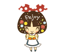 A very lovely girl(English ver) sticker #3145128