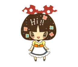 A very lovely girl(English ver) sticker #3145129