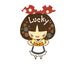 A very lovely girl(English ver) sticker #3145136