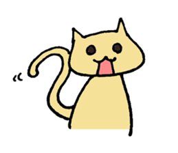 faintly cats sticker #3145380