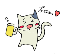 faintly cats sticker #3145389