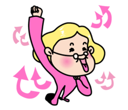 Little old Mrs.Thumb. sticker #3145522