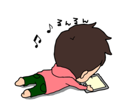 Daily life of the son and mum sticker #3145844