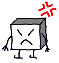 the square boy sticker #3146153