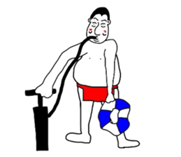 Happy man sticker #3146630