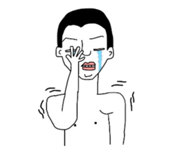 Happy man sticker #3146643