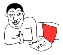 Happy man sticker #3146644