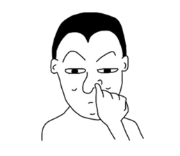 Happy man sticker #3146647