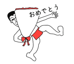 Happy man sticker #3146655