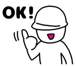 Construction worker sticker #3146798