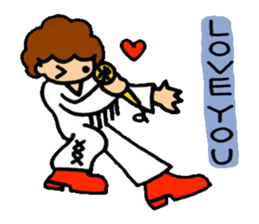 The King and people of amusing country sticker #3147326