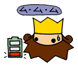 The King and people of amusing country sticker #3147337