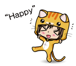 Because, I heard that he likes a cat.(e) sticker #3147539