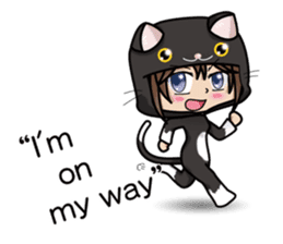 Because, I heard that he likes a cat.(e) sticker #3147556