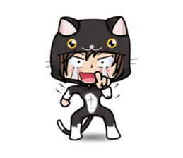 Because, I heard that he likes a cat.(e) sticker #3147564