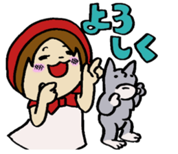 Akazukin lives in Nagoya sticker #3148141