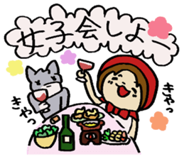 Akazukin lives in Nagoya sticker #3148149