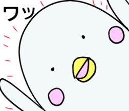 White dolphin Kyupi Chat version sticker #3148317