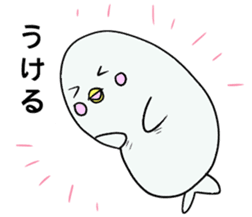 White dolphin Kyupi Chat version sticker #3148328