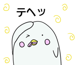 White dolphin Kyupi Chat version sticker #3148329