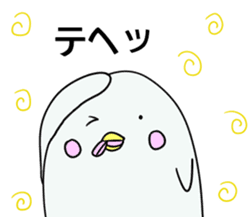 White dolphin Kyupi Chat version sticker #3148329