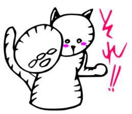 A cat and fruit 2 sticker #3148484