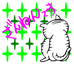 A cat and fruit 2 sticker #3148493