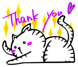 A cat and fruit 2 sticker #3148494