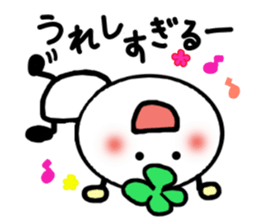 Four-leafed clover of happiness 1 sticker #3148863