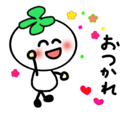 Four-leafed clover of happiness 1 sticker #3148867