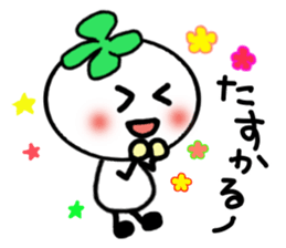 Four-leafed clover of happiness 1 sticker #3148881