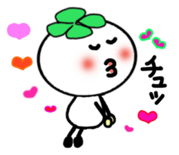 Four-leafed clover of happiness 1 sticker #3148884