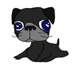 I am Pug sticker #3148903