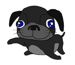 I am Pug sticker #3148904