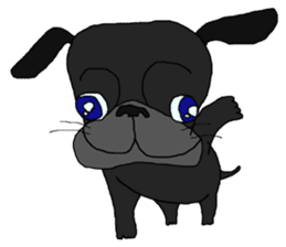 I am Pug sticker #3148927