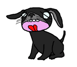 I am Pug sticker #3148929