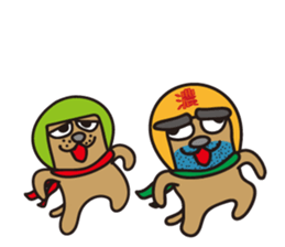 Helmet dogs sticker #3149350