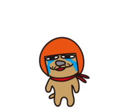 Helmet dogs sticker #3149356